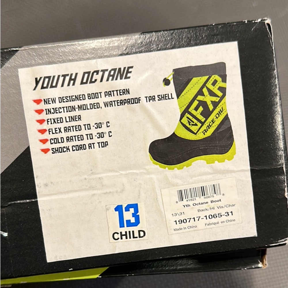 FXR youth boots
